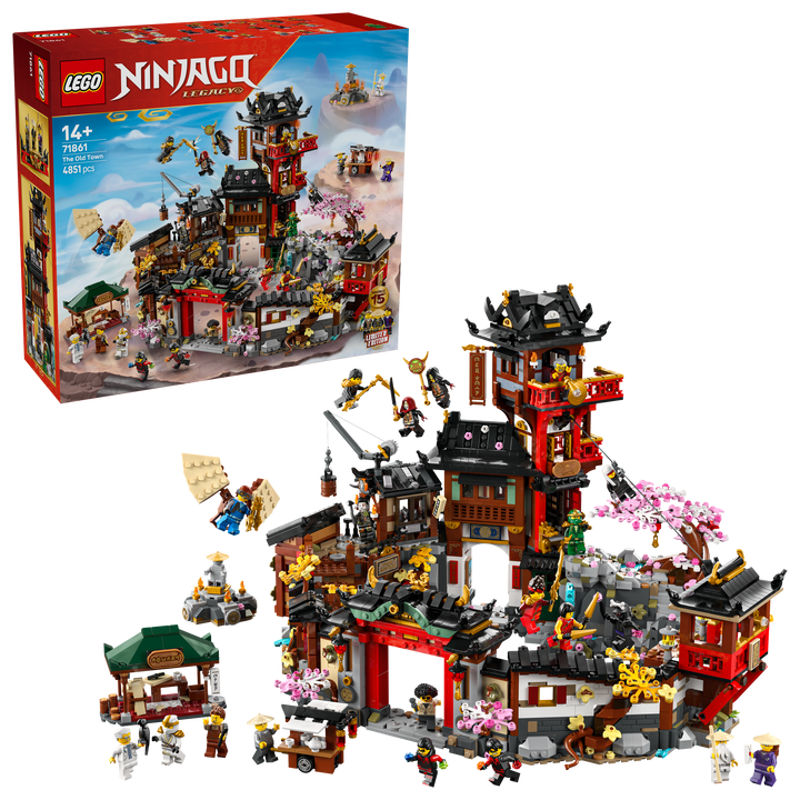 לגו NINJAGO® - העיר העתיקה - מהדורת חגיגות 15 שנה (71861)-2