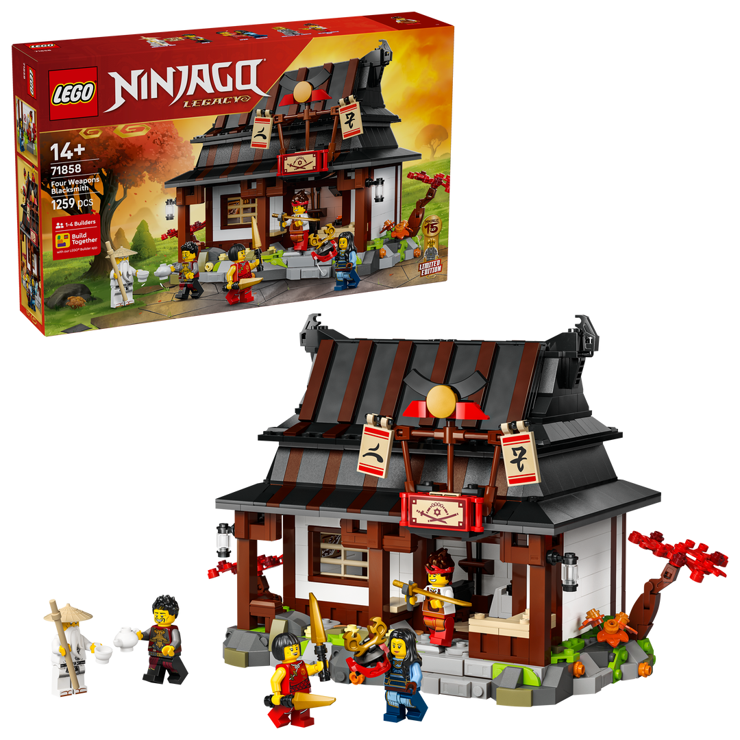 לגו NINJAGO® - נפח ארבעת הנשקים - מהדורת חגיגות 15 שנה (71858)-2