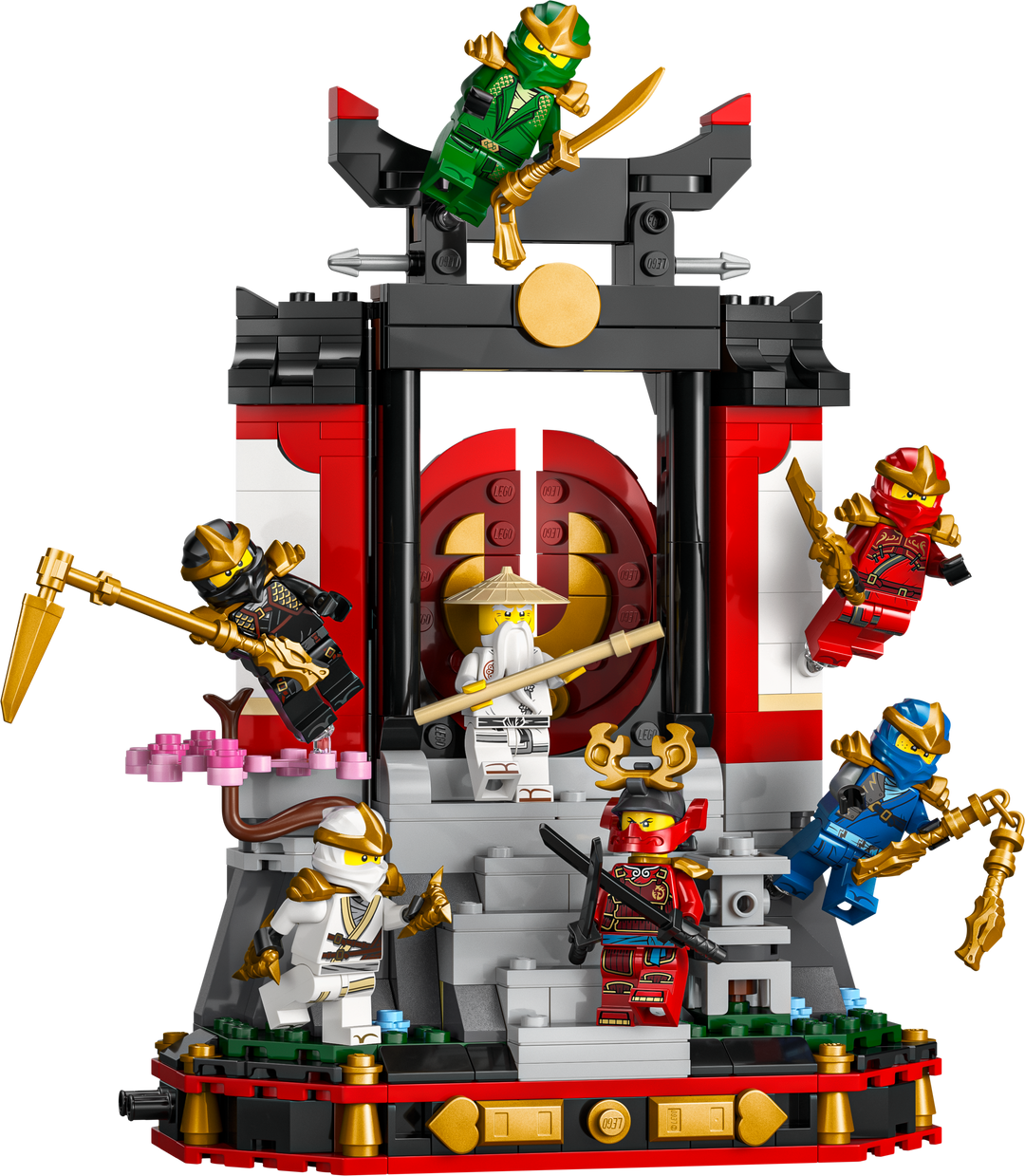 לגו NINJAGO® - תצוגת דמויות נינג'ה - מהדורת חגיגות 15 שנה (71866)