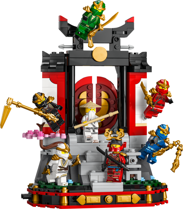 לגו NINJAGO® - תצוגת דמויות נינג'ה - מהדורת חגיגות 15 שנה (71866)