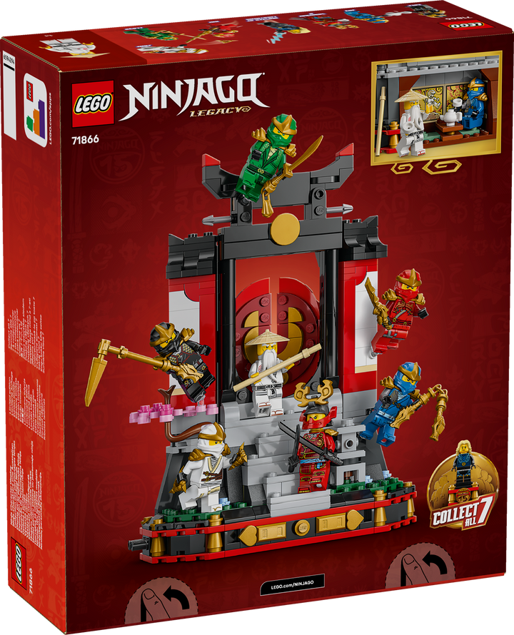 לגו NINJAGO® - תצוגת דמויות נינג'ה - מהדורת חגיגות 15 שנה (71866)-3