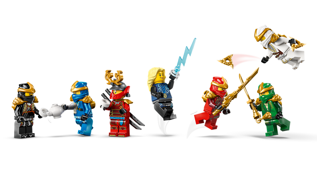 לגו NINJAGO® - תצוגת דמויות נינג'ה - מהדורת חגיגות 15 שנה (71866)-5
