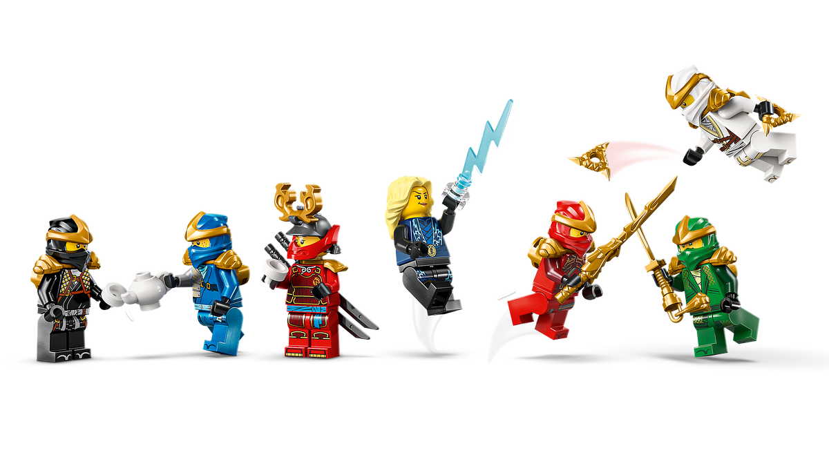 לגו NINJAGO® - תצוגת דמויות נינג'ה - מהדורת חגיגות 15 שנה (71866)-5