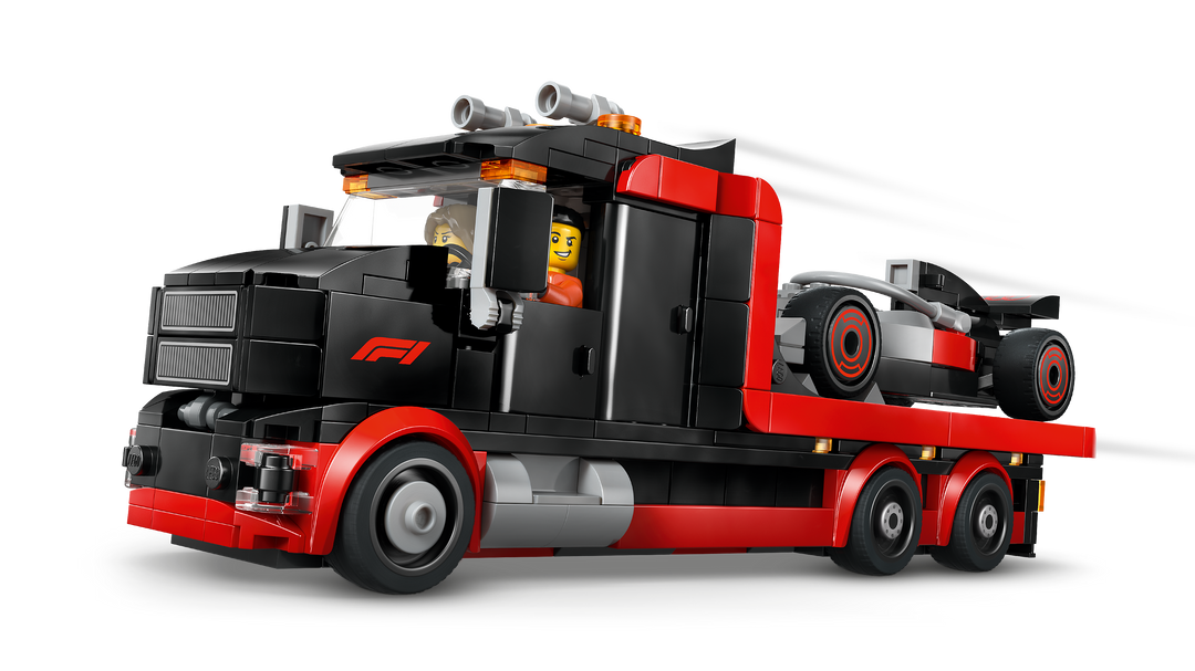 לגו City - משאית עם מכונית מרוץ ®Audi F1 בתצוגת ®F1 (60493)-5