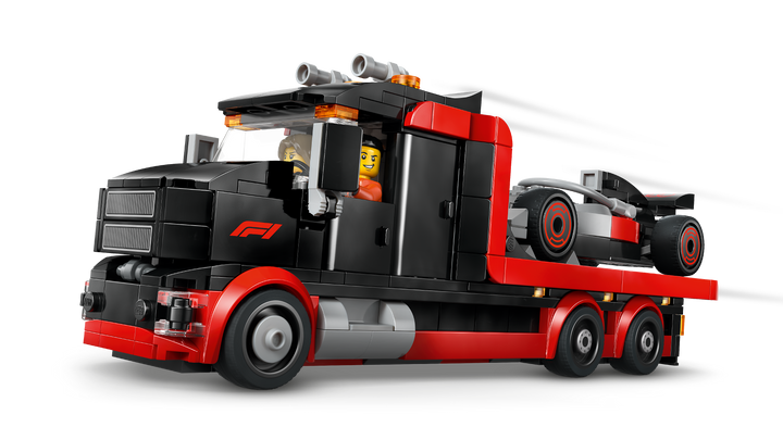 לגו City - משאית עם מכונית מרוץ ®Audi F1 בתצוגת ®F1 (60493)-5