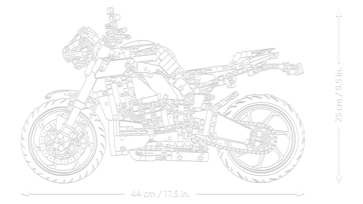 לגו Technic - Yamaha MT-10 SP (42159)-6
