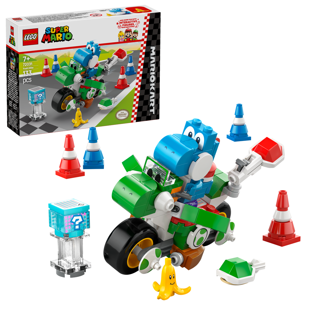 לגו Super Mario™ - Mario ™Kart – Yoshi Bike (72031)-1