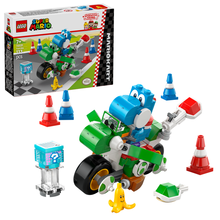 לגו Super Mario™ - Mario ™Kart – Yoshi Bike (72031)-2