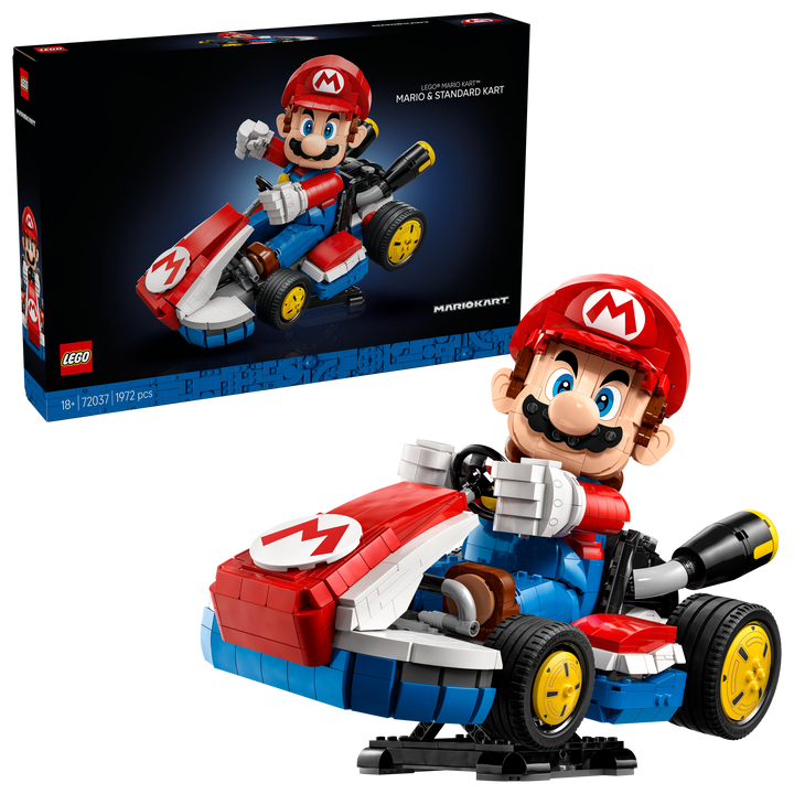 לגו Super Mario™ - Mario Kart™: Mario & Standard Kart (72037)-2