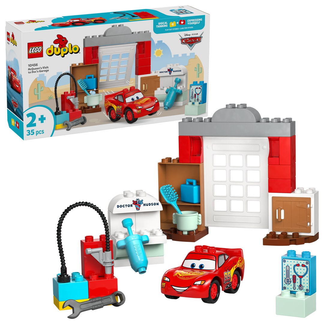 לגו DUPLO® │ Disney - ביקור של מקווין במוסך של דוק (10456)-1