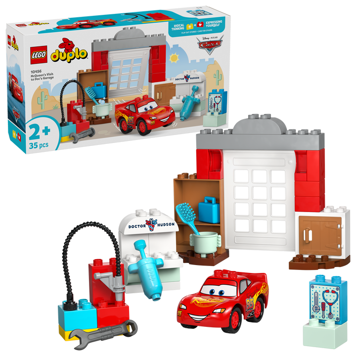 לגו DUPLO® │ Disney - ביקור של מקווין במוסך של דוק (10456)-2