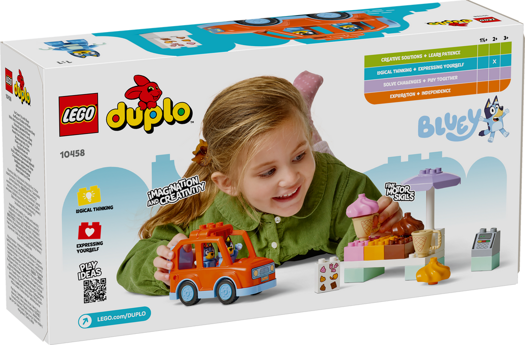 לגו DUPLO® Bluey - טיול וגלידה עם בלואי (10458)-2