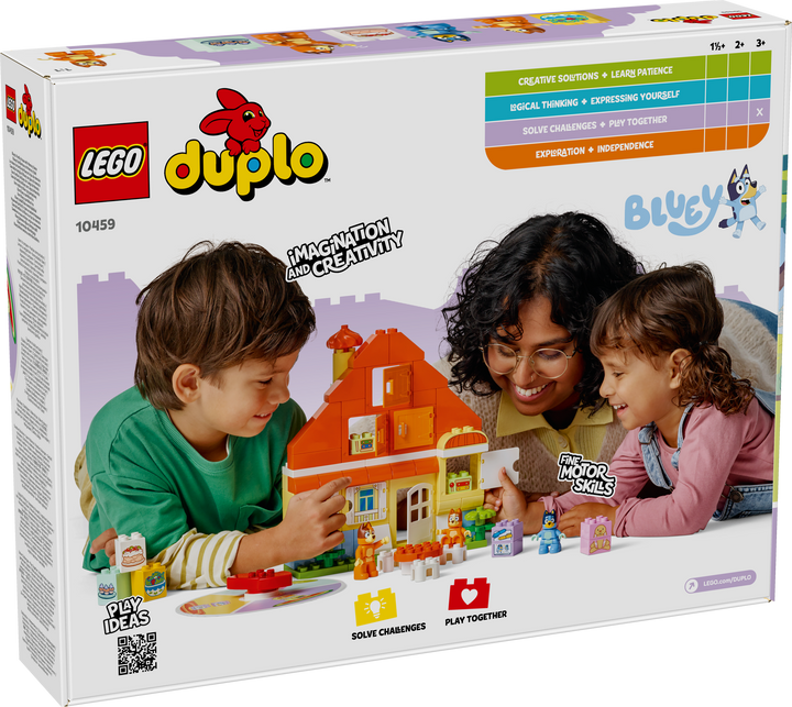 לגו DUPLO® Bluey - בית המשפחה של בלואי עם משחק זיכרון (10459)-12