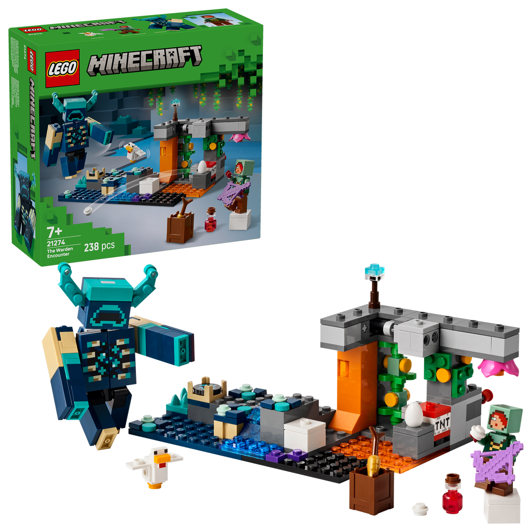 לגו Minecraft® - היתקלות עם ווארדן (21274)-1