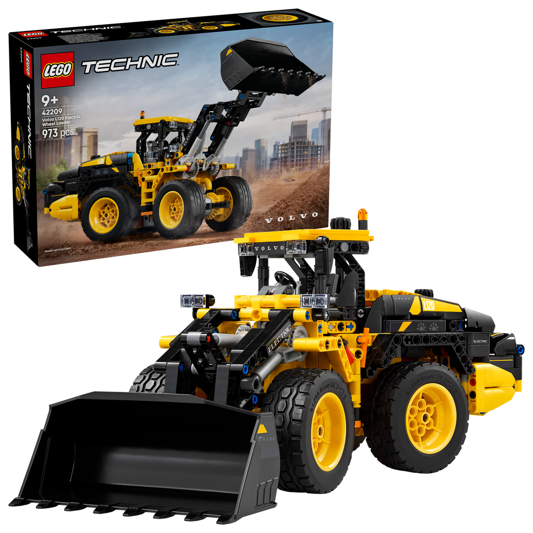 לגו Technic - Volvo L120 Electric מעמיס קדמי על גלגלים (42209)-2