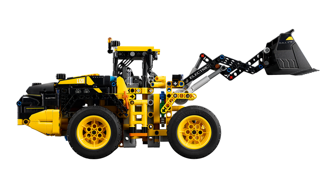 לגו Technic - Volvo L120 Electric מעמיס קדמי על גלגלים (42209)-4