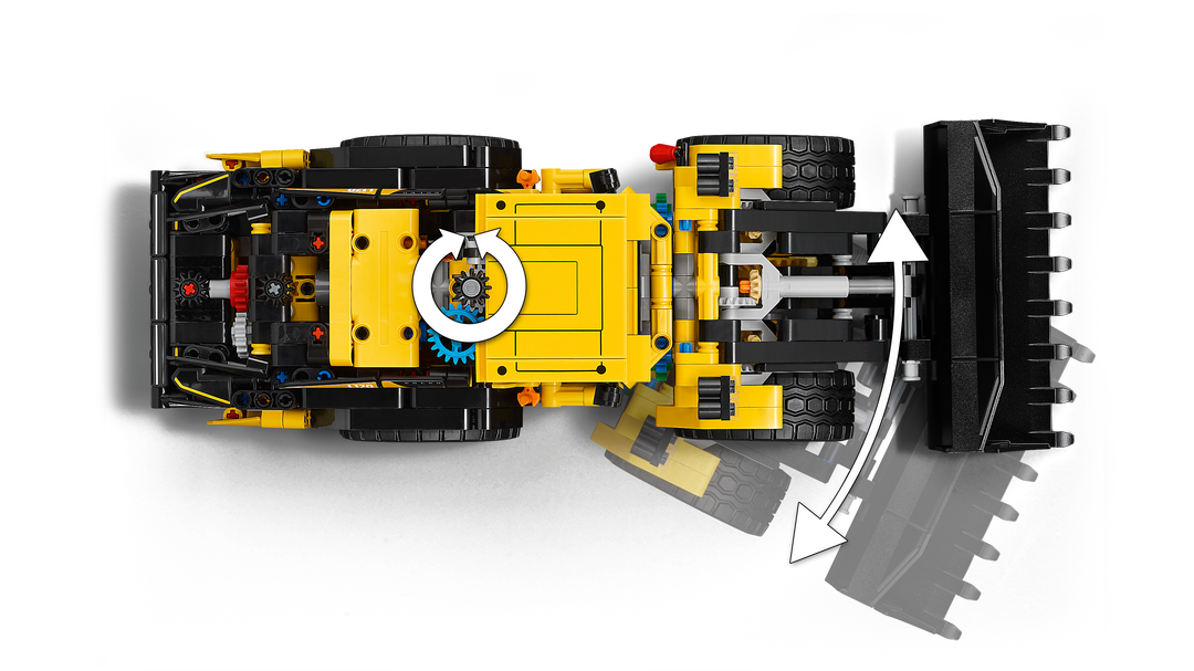 לגו Technic - Volvo L120 Electric מעמיס קדמי על גלגלים (42209)-5