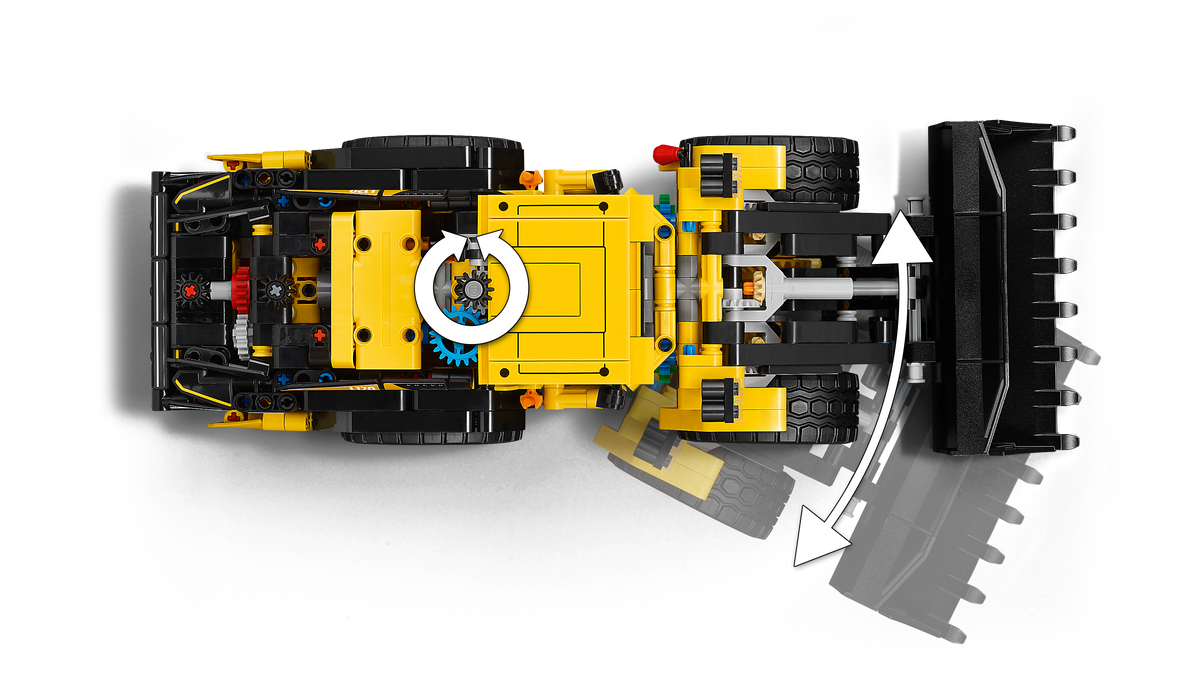 לגו Technic - Volvo L120 Electric מעמיס קדמי על גלגלים (42209)-5
