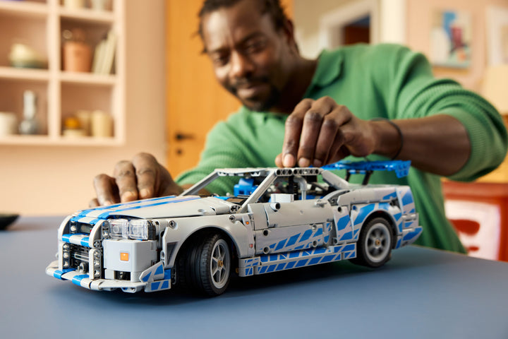 לגו Technic - מכונית 2Fast 2 Furious Nissan Skyline GT-R (R34) (42210)-9