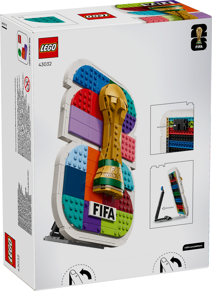 לגו Editions - הסמל הרשמי של מונדיאל ™FIFA World Cup 2026 (43032)-3