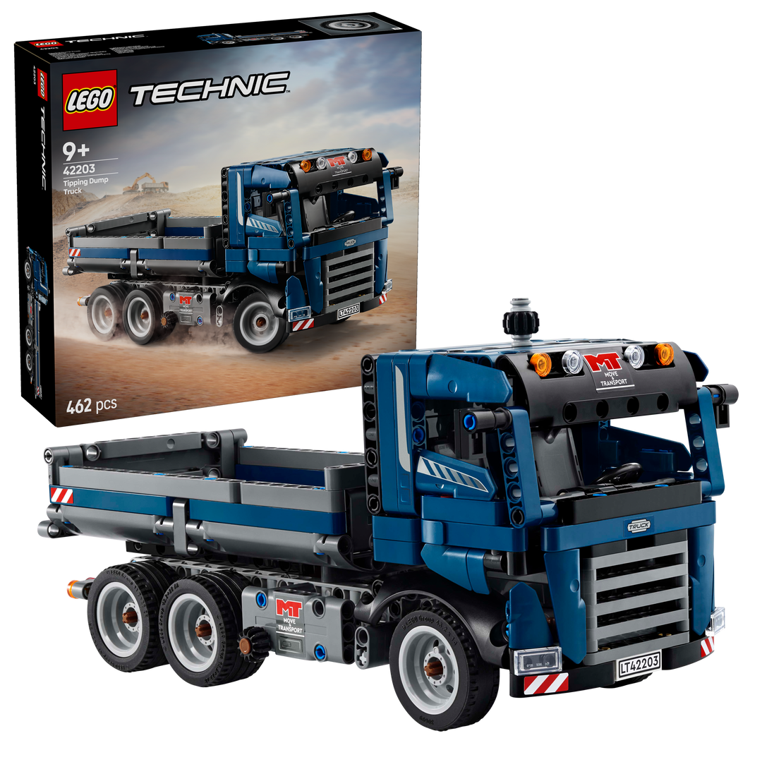 לגו Technic - משאית אשפה עם מנגנון פריקה (42203)-2