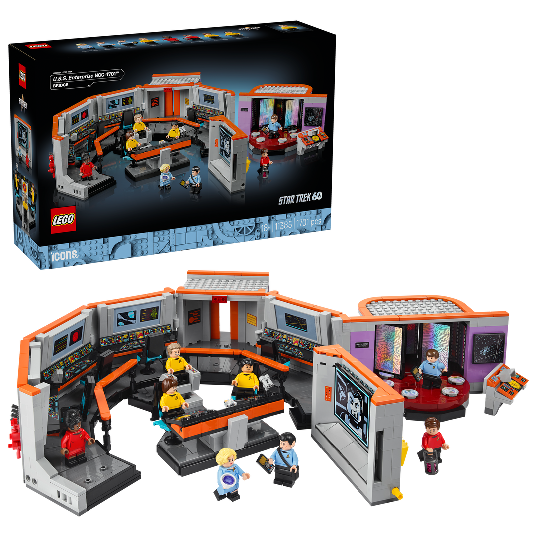 לגו Icons גשר הפיקוד של Star Trek: U.S.S. Enterprise NCC-1701™  (11385)-1