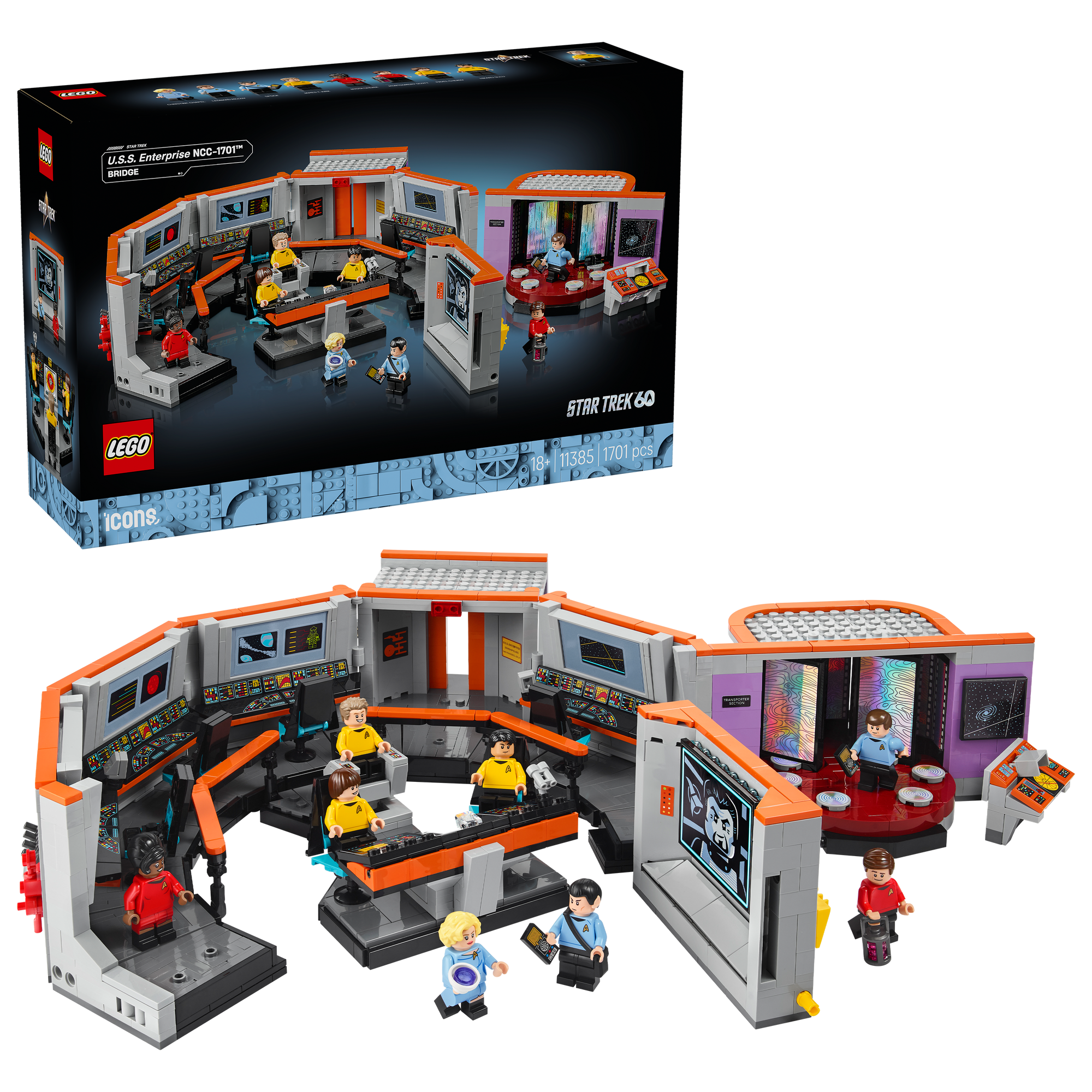 לגו Icons גשר הפיקוד של Star Trek: U.S.S. Enterprise NCC-1701™  (11385)-2