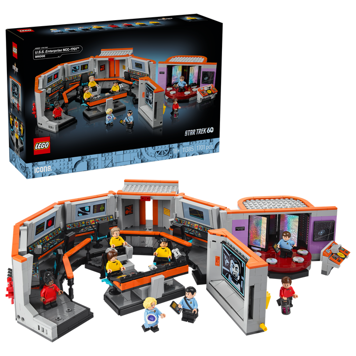 לגו Icons גשר הפיקוד של Star Trek: U.S.S. Enterprise NCC-1701™  (11385)-2