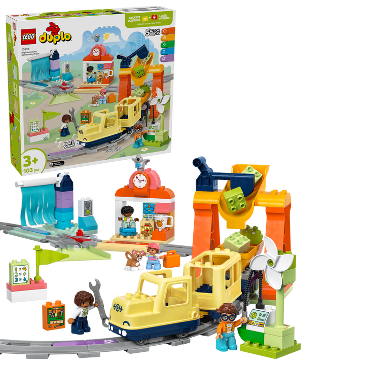 לגו DUPLO® - רכבת קהילתית אינטראקטיבית גדולה (10428)-2