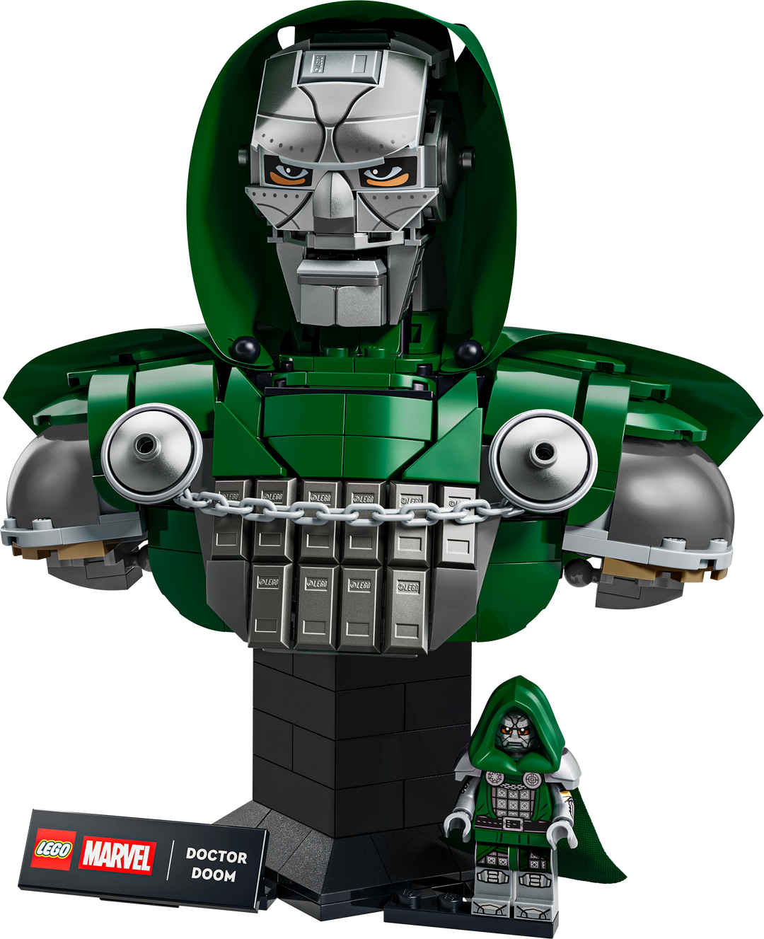 לגו Marvel - פסל ראש של דוקטור דום (76345)-0
