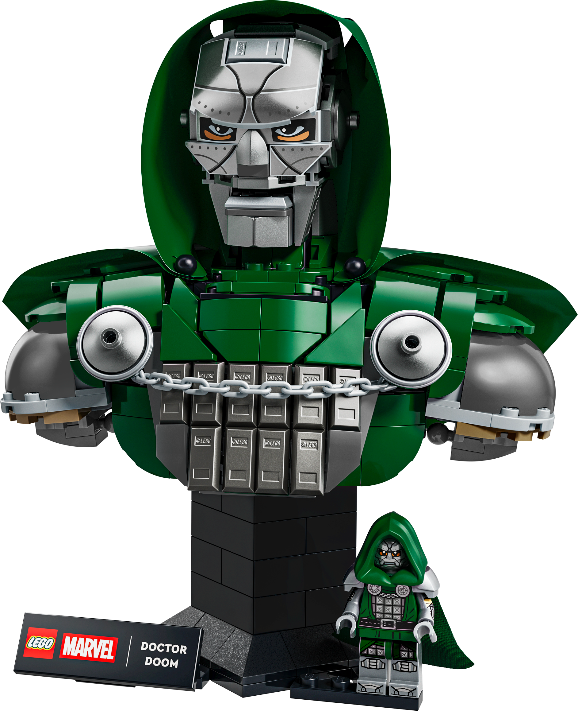 לגו Marvel - פסל ראש של דוקטור דום (76345)-1
