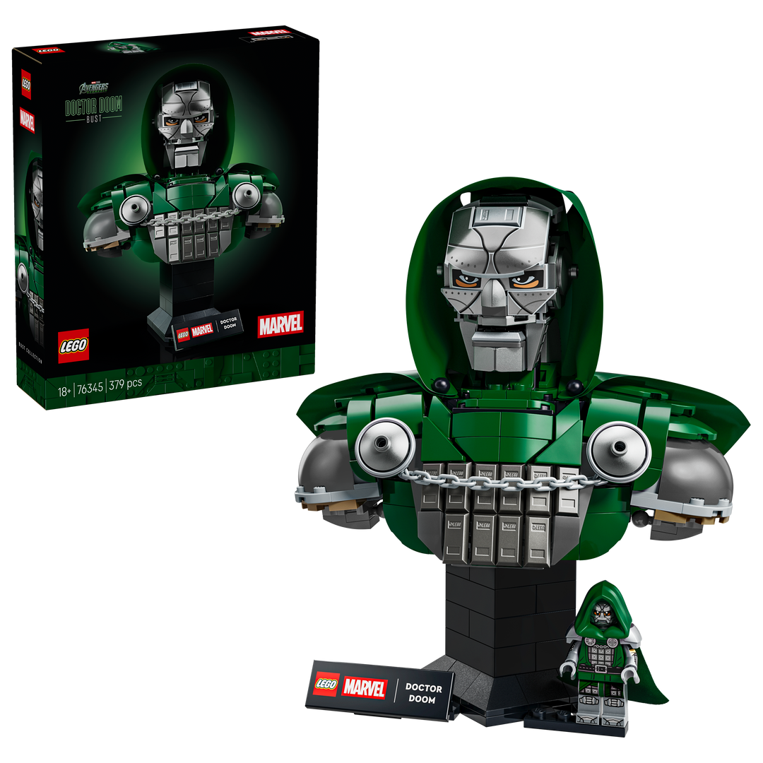 לגו Marvel - פסל ראש של דוקטור דום (76345)-1
