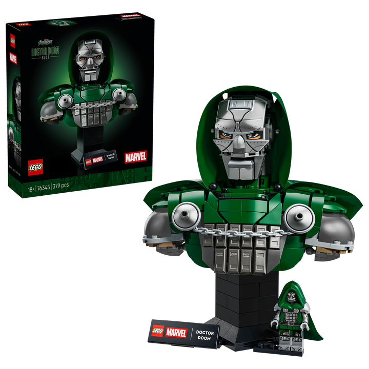 לגו Marvel - פסל ראש של דוקטור דום (76345)-2