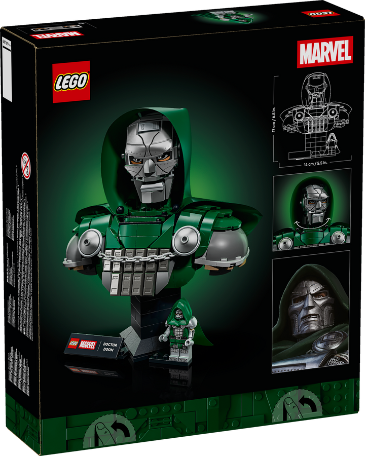 לגו Marvel - פסל ראש של דוקטור דום (76345)-3