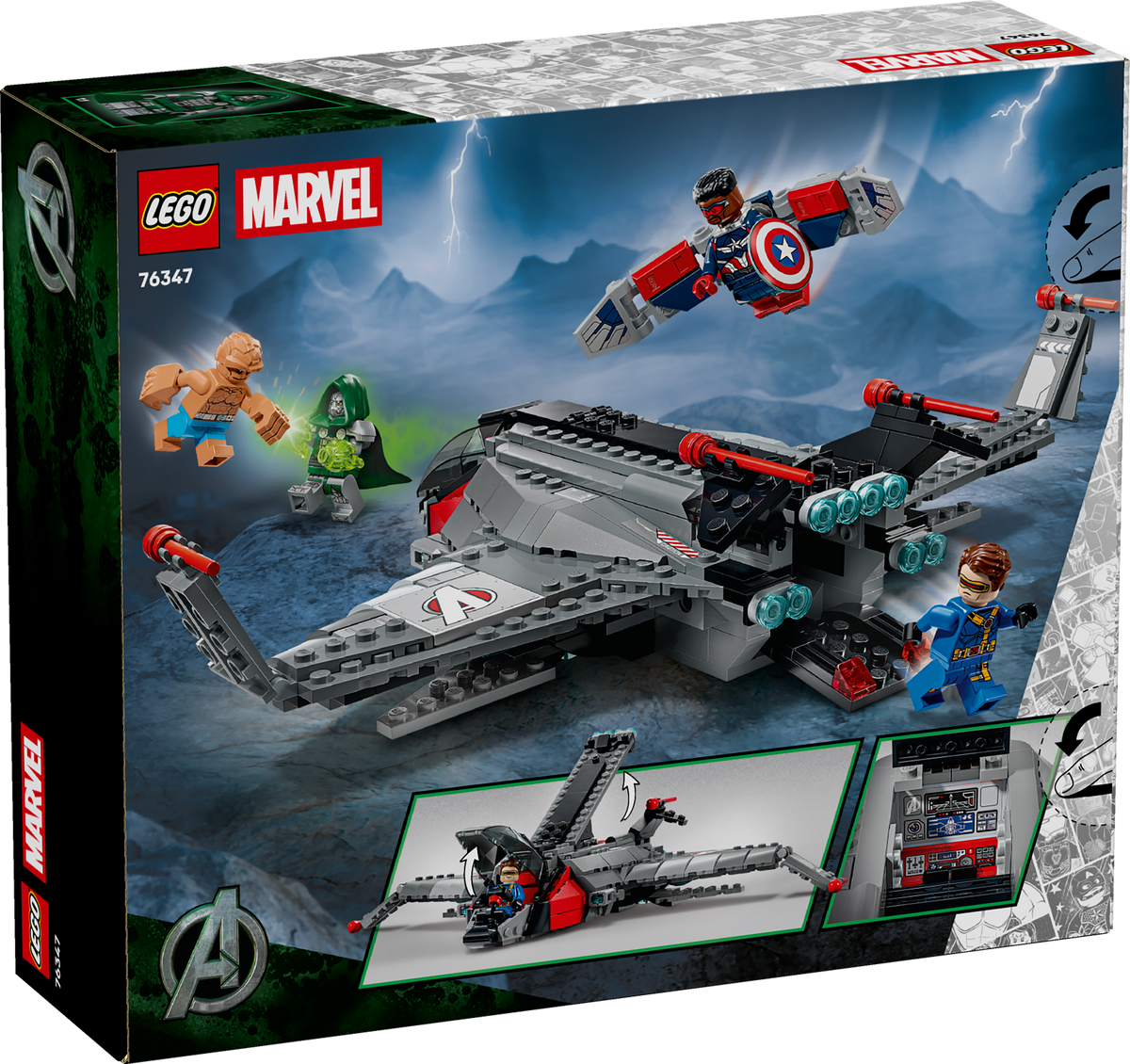 לגו | Marvel - הנוקמים: יום הדין קווינג'ט (76347)-10