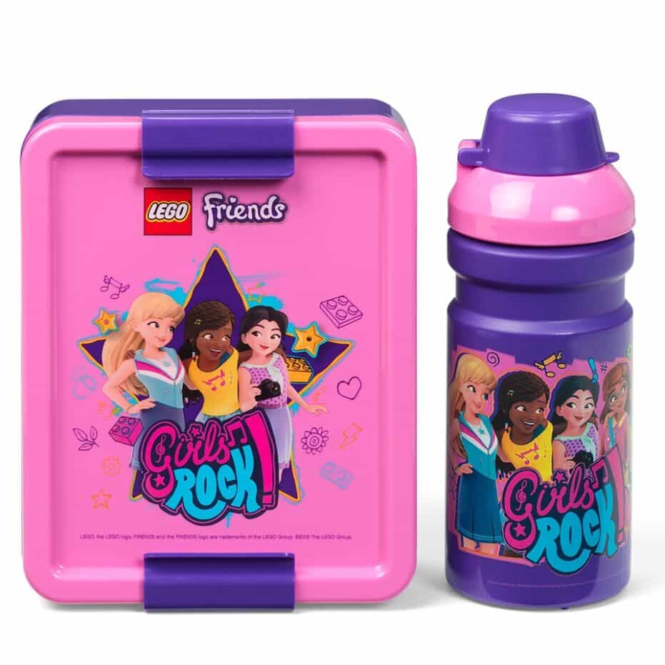 סט קופסת אוכל ובקבוק - LEGO Friends