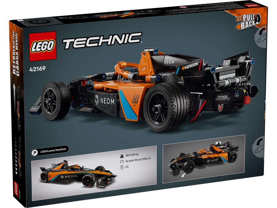 לגו Technic מכונית מרוץ NEOM McLaren Formula E (42169)