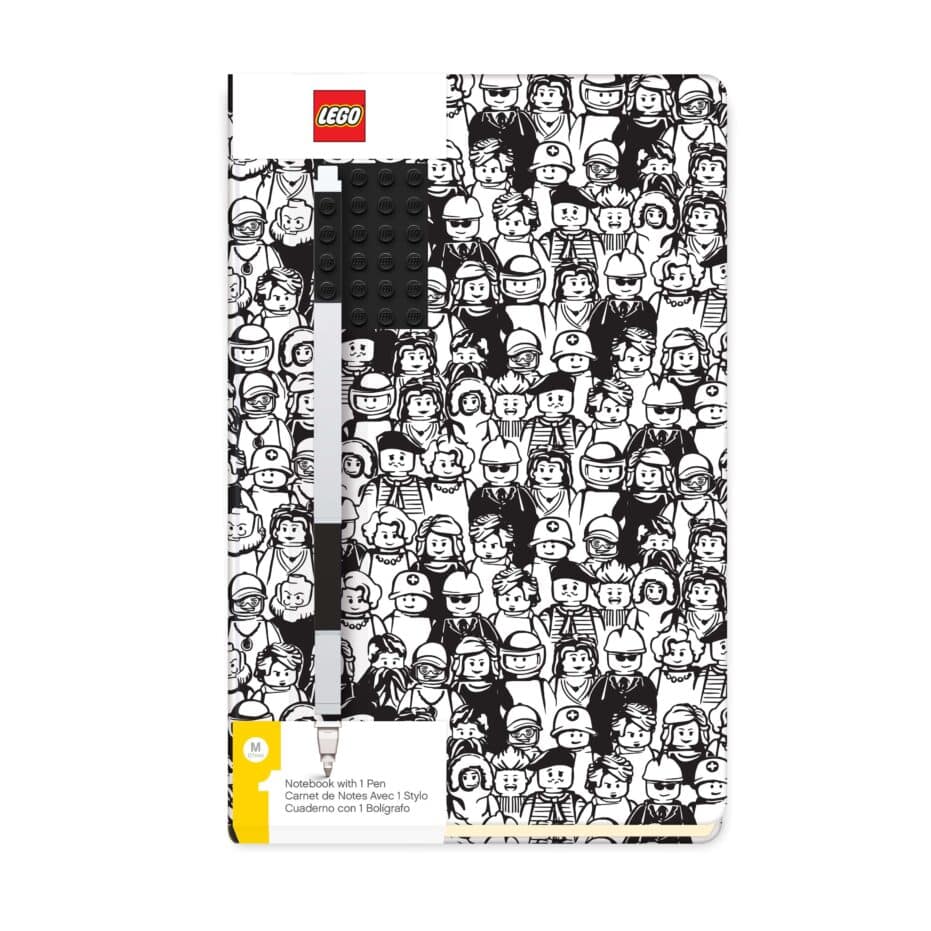 Stationery Minifigure Hardcover Journal with Black Gel Pen Set (52379)