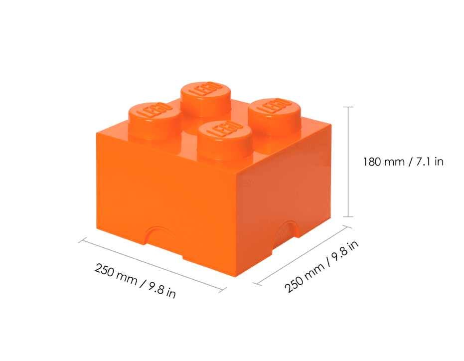 קובית אחסון 4 - בצבע כתום (40031760)