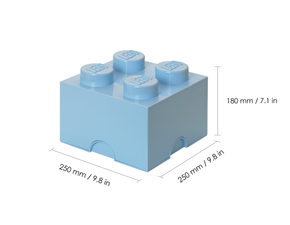 קובית אחסון 4 - בצבע כחול בהיר (40031736)