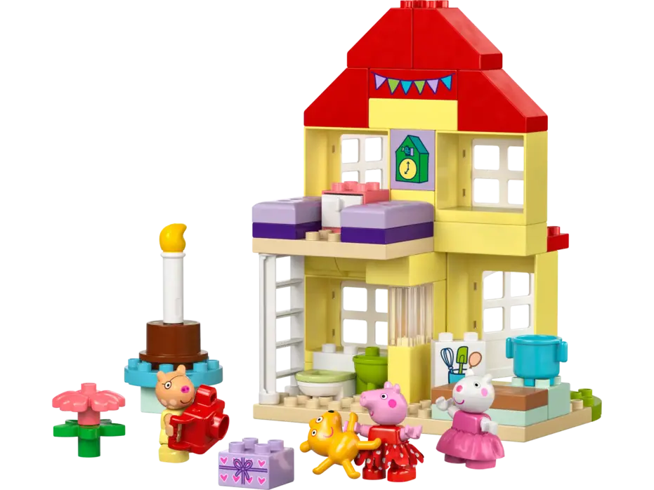 לגו DUPLO Peppa Pig בית יום ההולדת של פפה פיג (10433)