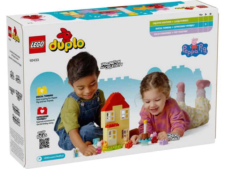 לגו DUPLO Peppa Pig בית יום ההולדת של פפה פיג (10433)