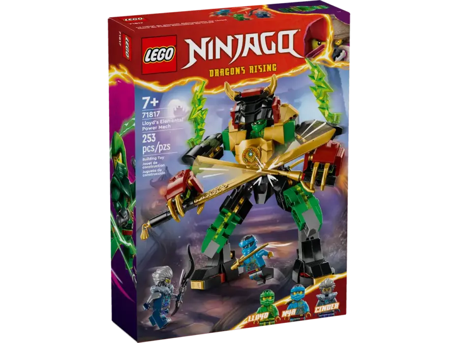 לגו Ninjago רובוט כוחות היסוד של לויד (71817)