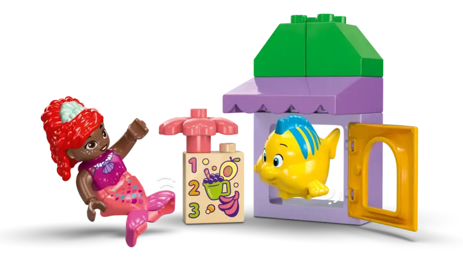 לגו ®DUPLO דוכן הקפה של אריאל ופלאונדר (10420)