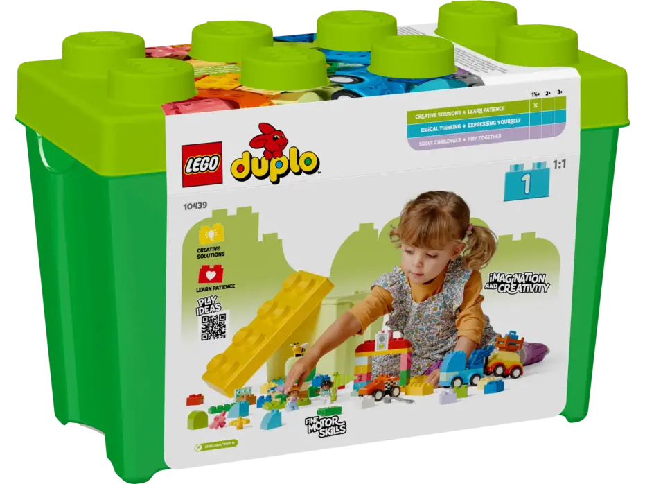 לגו ®DUPLO תיבת לבנים עם מכוניות ומשאיות (10439)