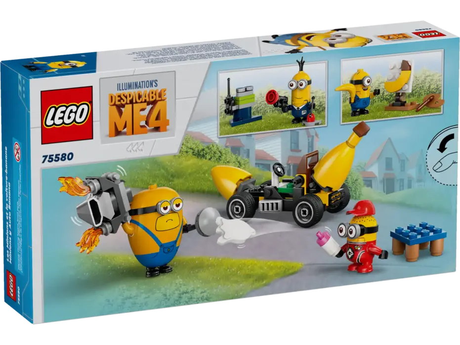 לגו Despicable Me המיניונים ומכונית בננה (75580)