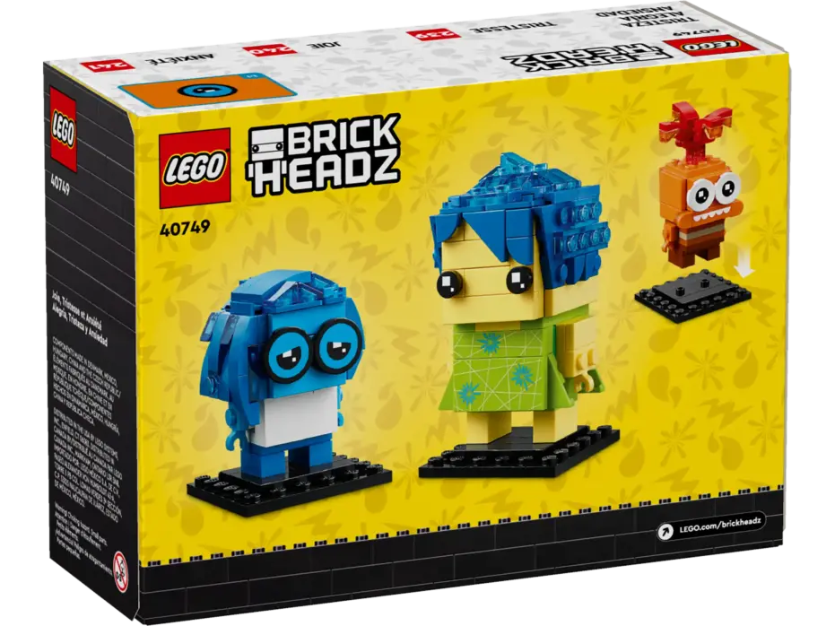 לגו BrickHeadz שמחה, עצב ופחד (40749)