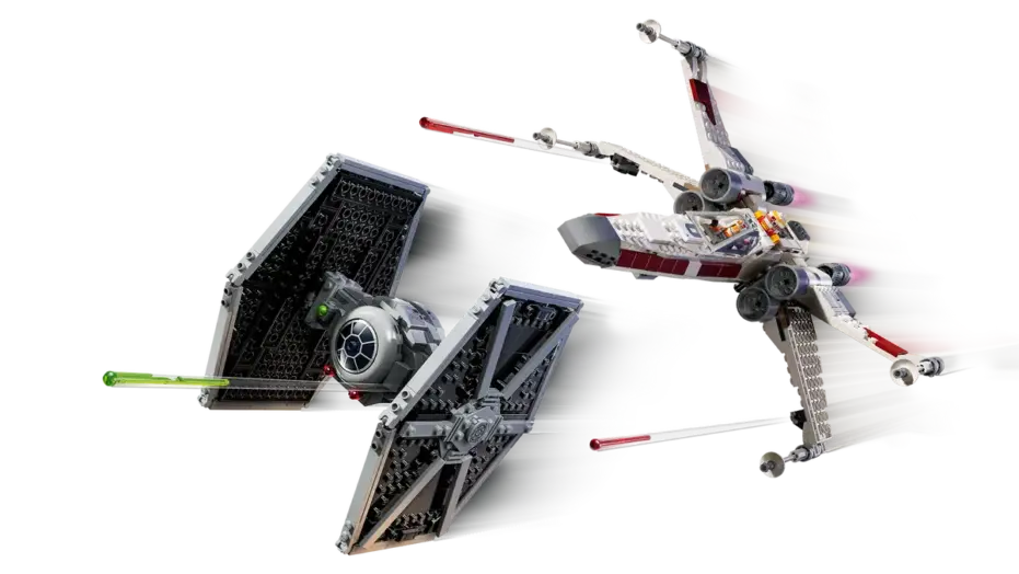 לגו Star Wars חלליות TIE Fighter ו- X-Wing מאש-אפ (75393)