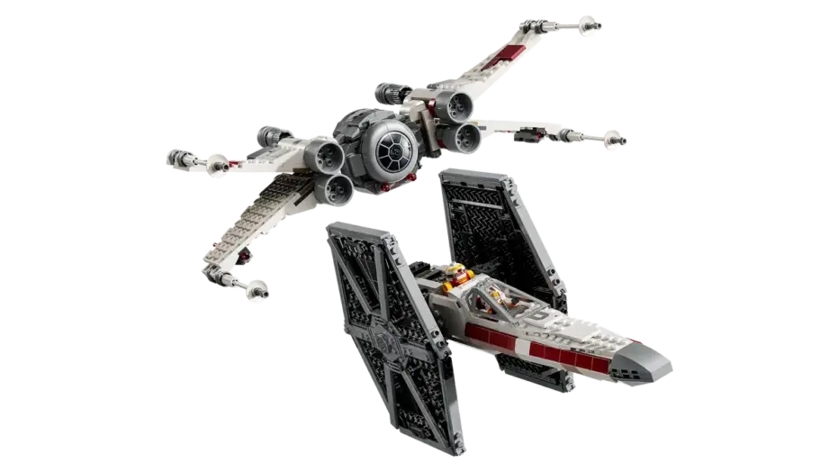 לגו Star Wars חלליות TIE Fighter ו- X-Wing מאש-אפ (75393)