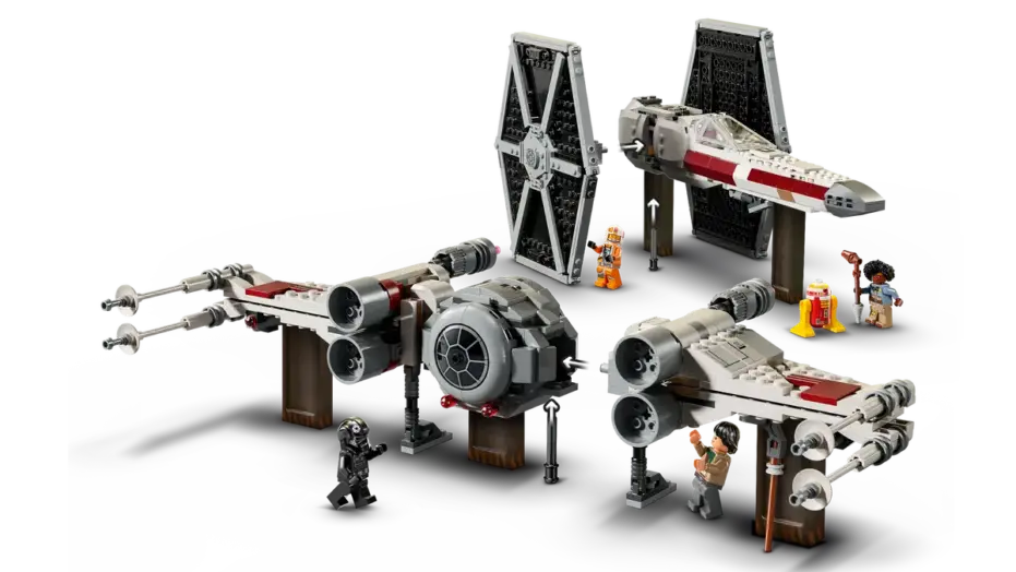 לגו Star Wars חלליות TIE Fighter ו- X-Wing מאש-אפ (75393)